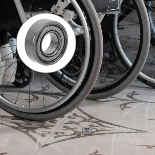 Silver steel wheelchair - silver,